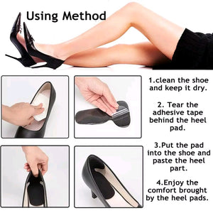 1Pair High Heel Insole Shoes pad for Women Adjust Size