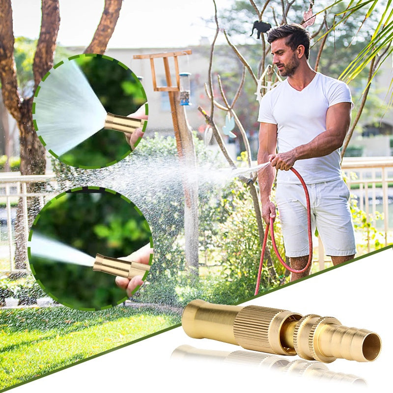 Brass Spray Nozzle Adjustable High Pressure Washer car wash Lawn Garden Sprinkler Tool