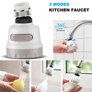 Kitchen Faucet 3 Modes 360° Rotatable Adjustment