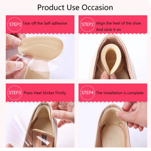 1Pair High Heel Insole Shoes pad for Women Adjust Size