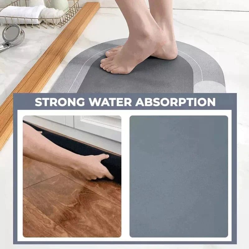 Non-Slip Water Absorbent Bath Mat - homeline.pk