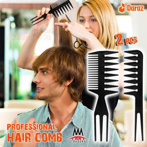 10Pcs/Set Women Men Professional Hairdressing Combs - homeline.pk