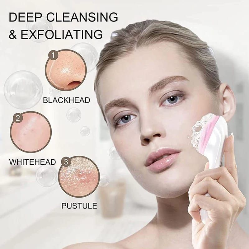 Soft Silicone Facial Cleansing Brushes - homeline.pk