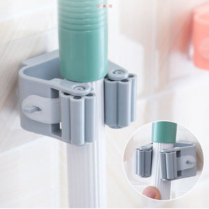 Strong Wall Mounted Mop Organizer Holder - homeline.pk