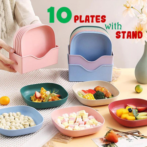 10Pcs Food Grade Plate