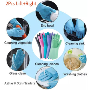 2 PC Magic Dish washing Gloves