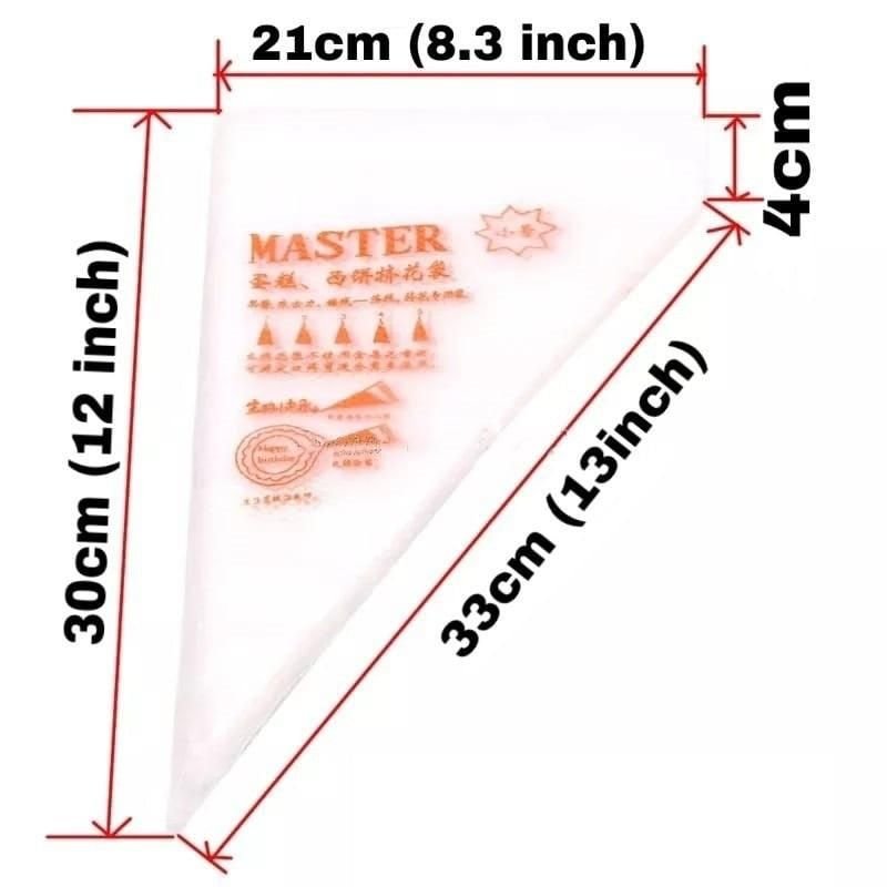 25Pcs Disposable Piping Bags