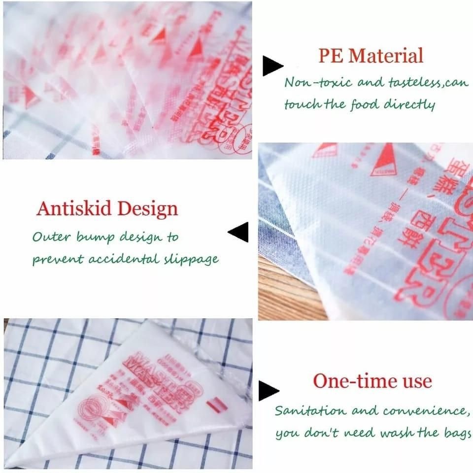 25Pcs Disposable Piping Bags