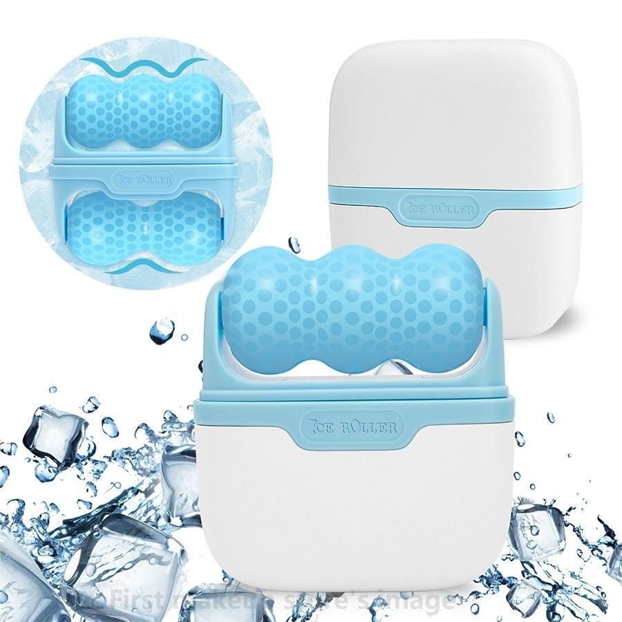 2 Shape Ice Roller Facial Massage Sha Skin Care Roller Cold Therapy Massage Face Skin Puffiness Pain Relief