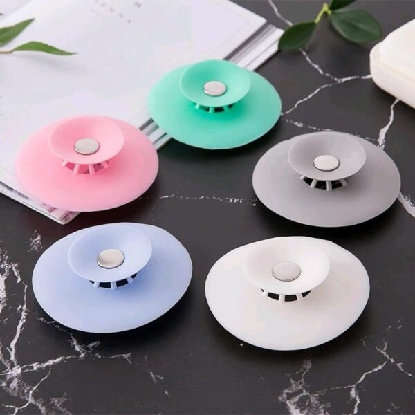 2-in-1 Silicone Drain Tub Stopper