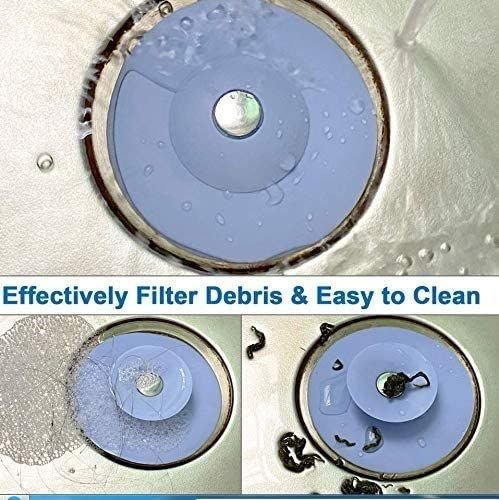 2-in-1 Silicone Drain Tub Stopper