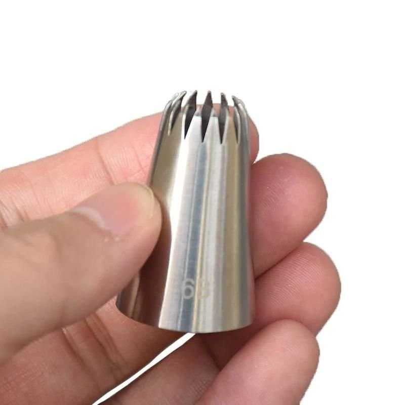 6B Large Russian Pastry Cream Nozzles