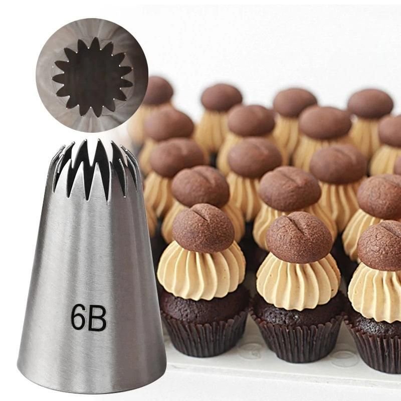 6B Large Russian Pastry Cream Nozzles