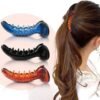4pcs Banana Clip Frosted Hair Clips for Women Fashion Ins Style Hair Claws