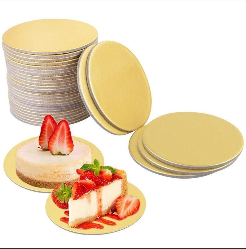 4pcs - 10 Inches Round Cake Boards