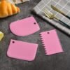 3Pcs Cake Creem icing Scraper Set