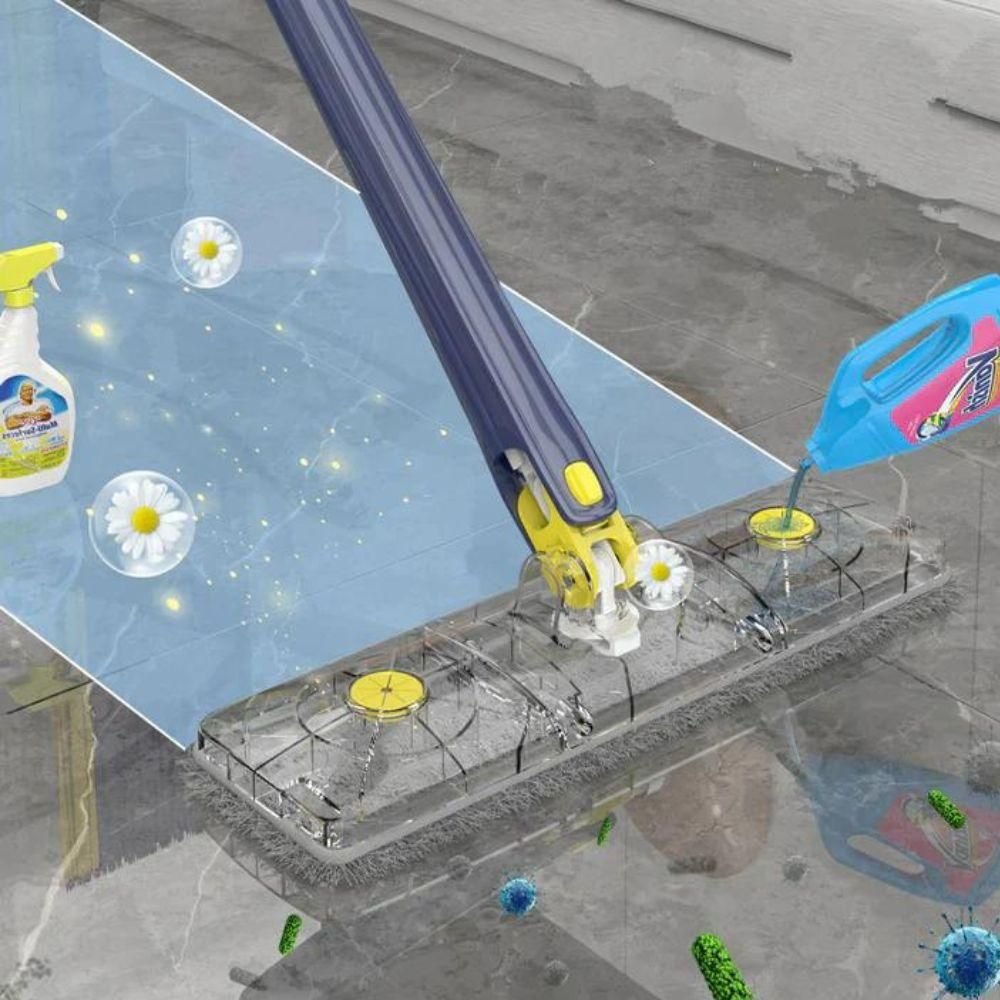 360 Lazy Twist Mop With Microfiber Pad