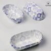 96 Pcs Disposable Oval Éclair Cupcake Muffin Paper Liner Baking Cups