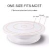 Deal 5 - 11 inch Rotating Cake Turntable, 3Pcs Cake Scraper Set, 10Pcs Large Disposable Piping Bags