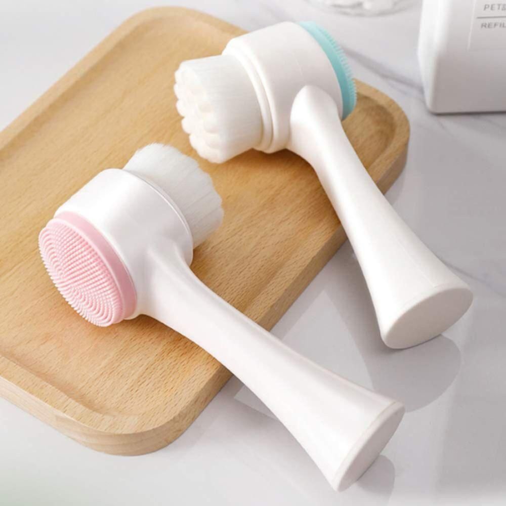 2 In 1 Face Cleansing Silicone Brush
