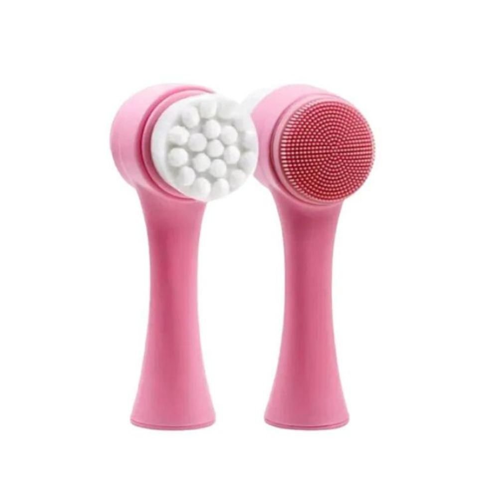 2 In 1 Face Cleansing Silicone Brush