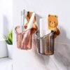 Cute Bear Storage Cup Toothbrush Holder