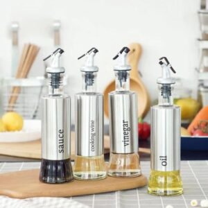 COOKING OIL VINEGAR BOTTLE WITH DROPPER
