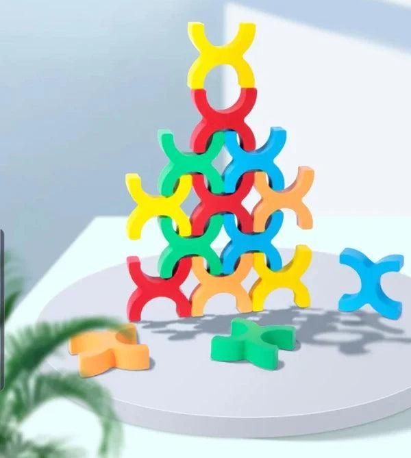 Children Wooden Building Blocks Balance Toy