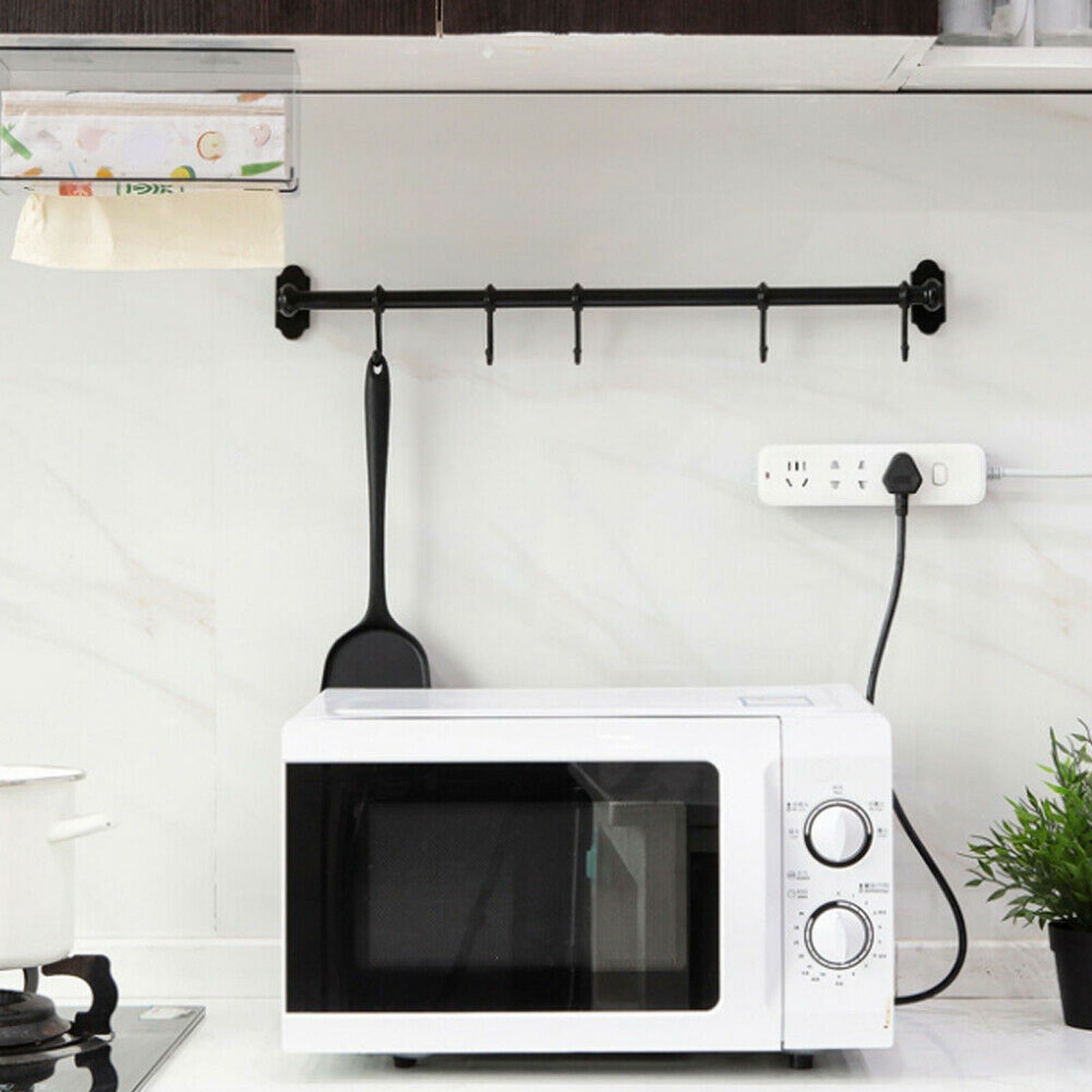 Double sided adhesive wall hook - 4 Pair