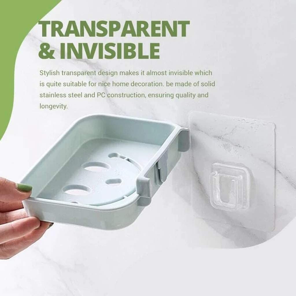 Double sided adhesive wall hook - 4 Pair