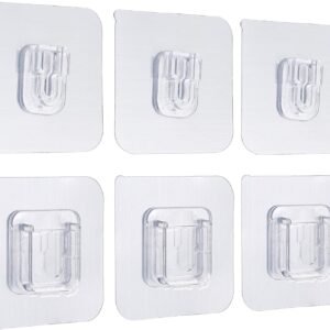 Double sided adhesive wall hook - 4 Pair