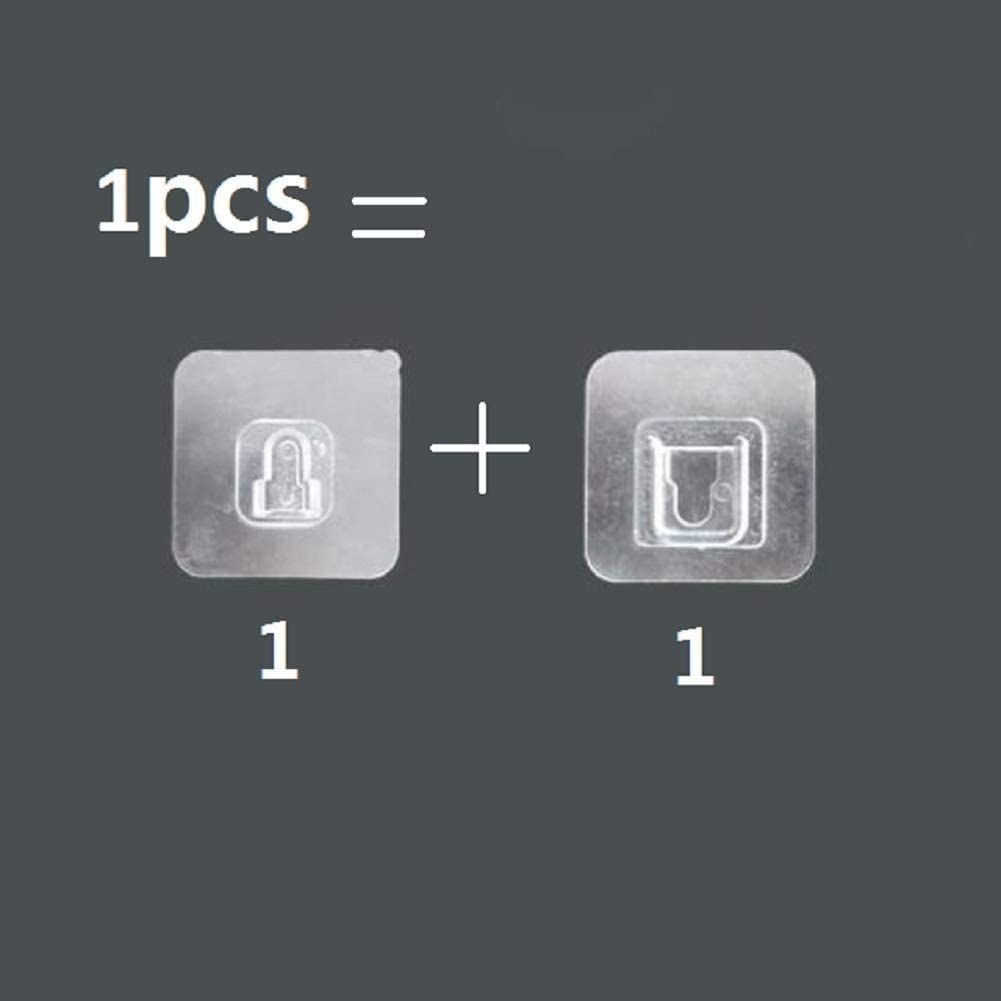 Double sided adhesive wall hook - 4 Pair