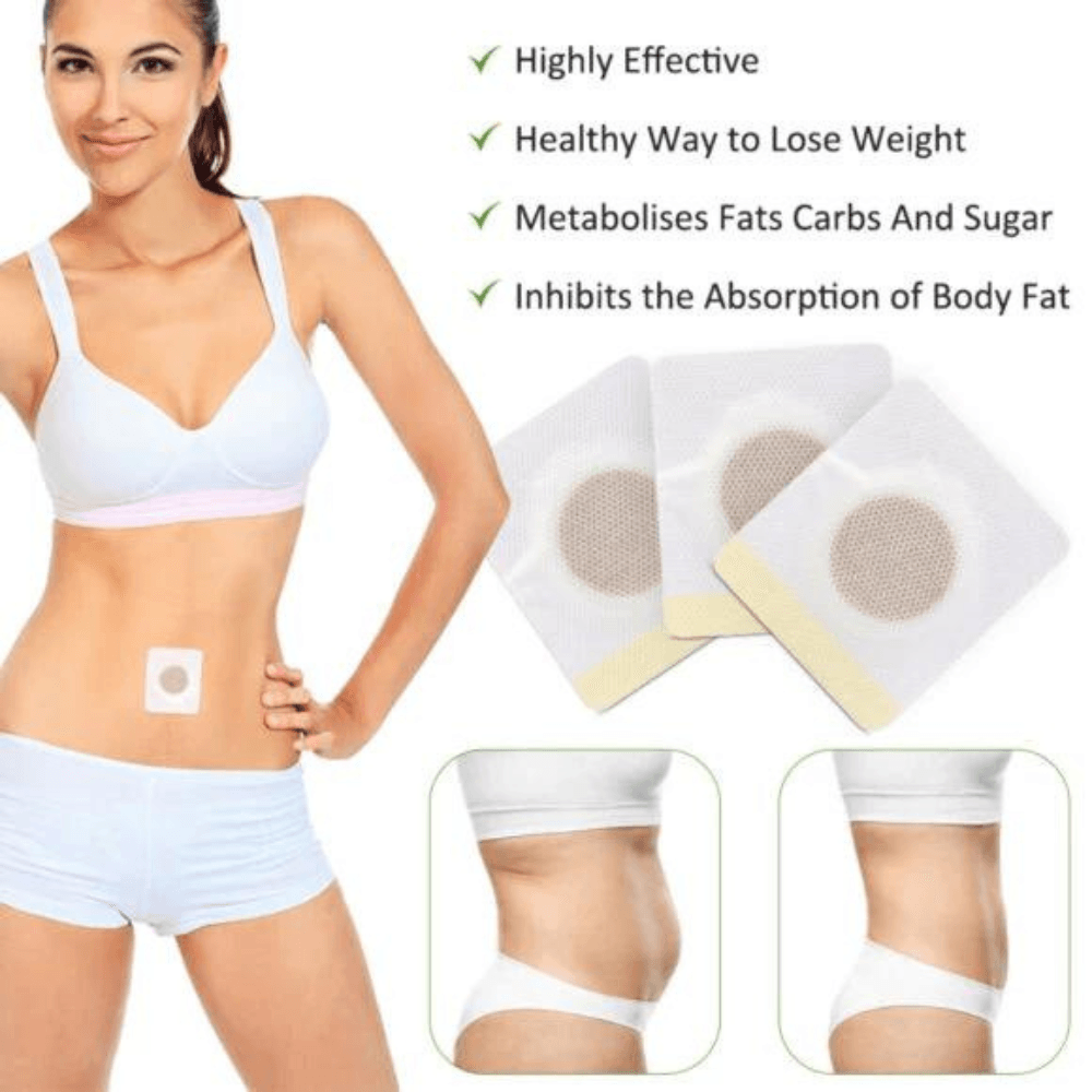 ELAIMEI 30PCS Packed Natural Herbal Weight Loss Patch