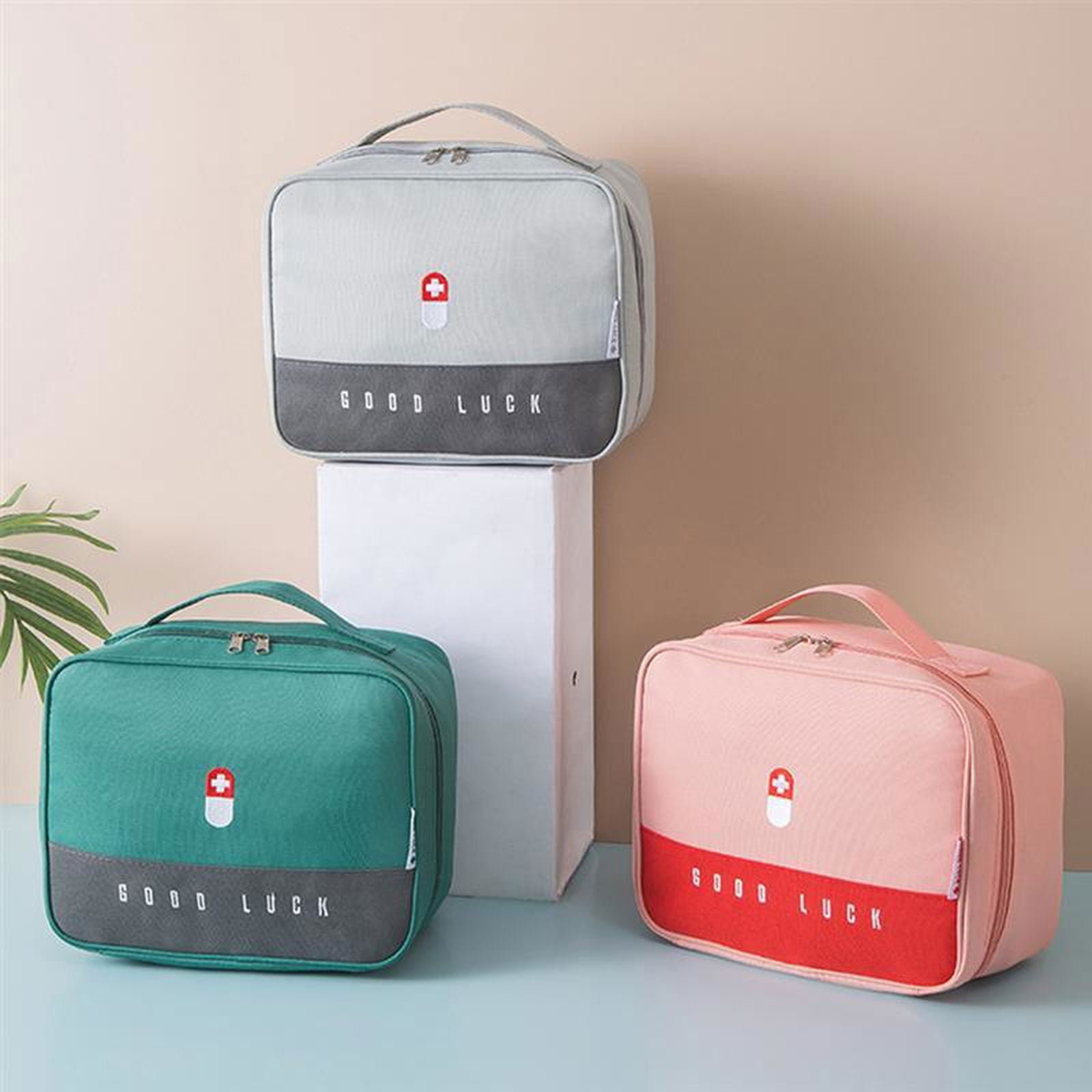 Empty Medicine Storage Box Organizer First Aid Kit Medicine Box Portable Waterproof