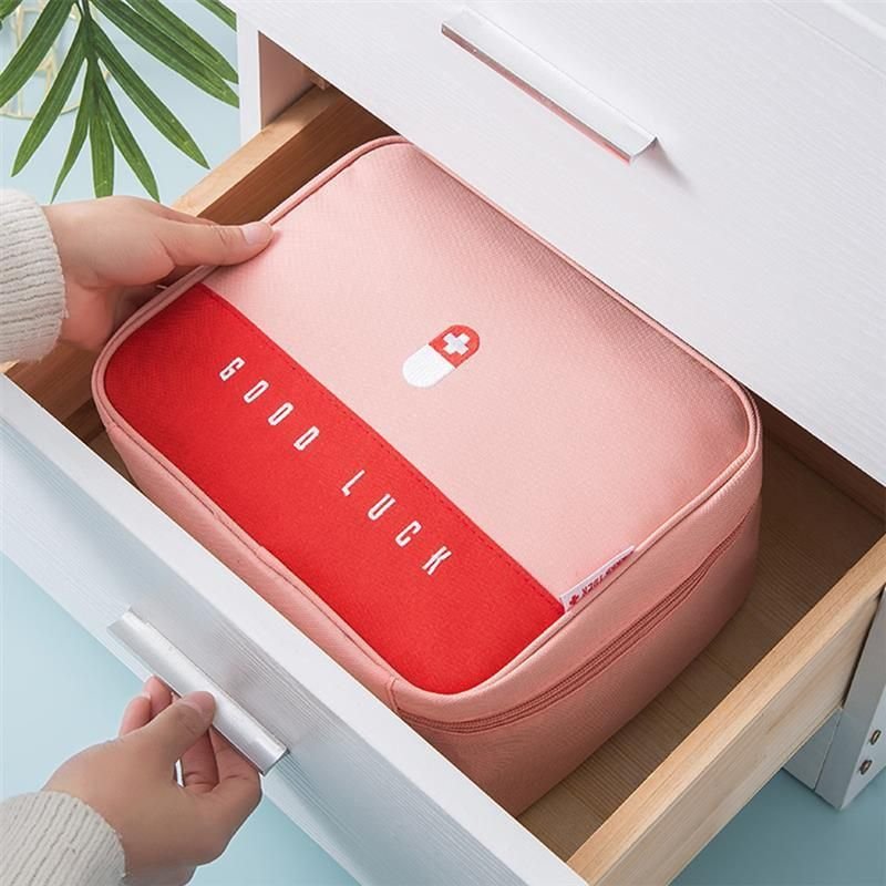 Empty Medicine Storage Box Organizer First Aid Kit Medicine Box Portable Waterproof