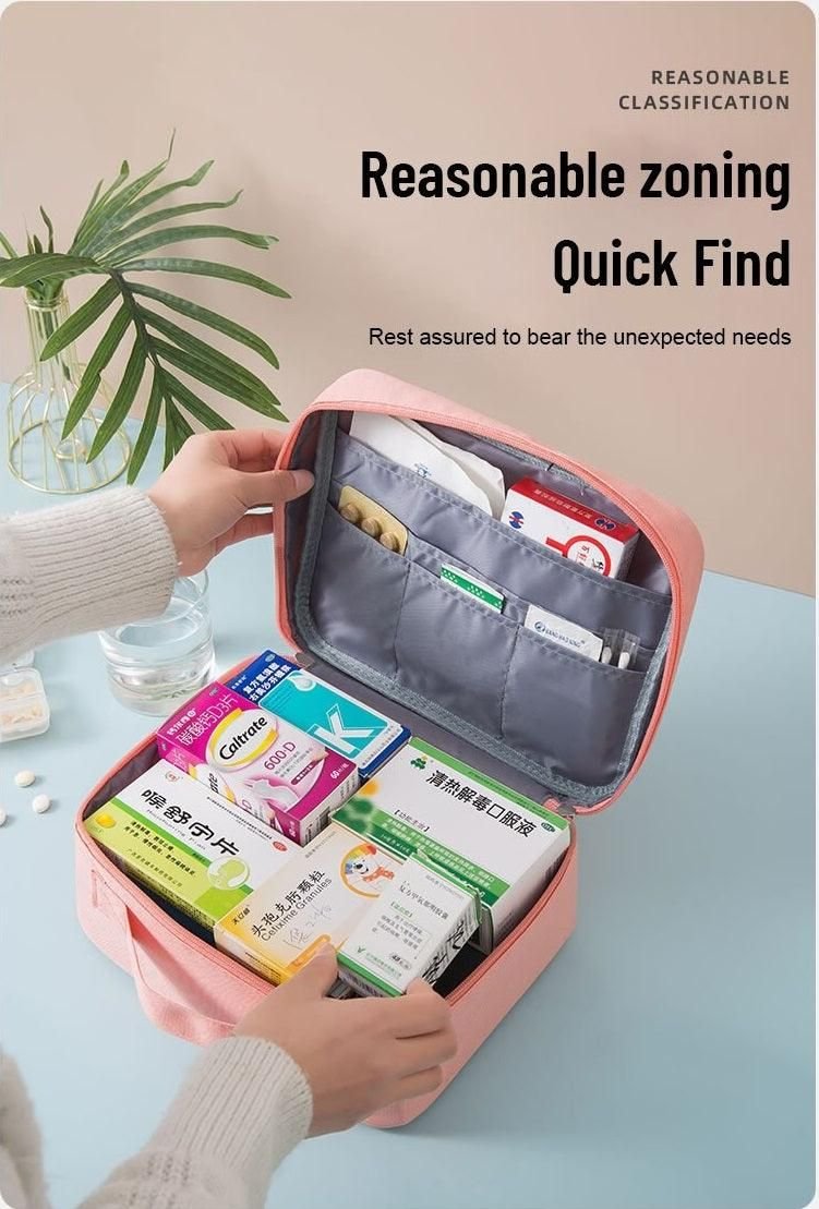 Empty Medicine Storage Box Organizer First Aid Kit Medicine Box Portable Waterproof