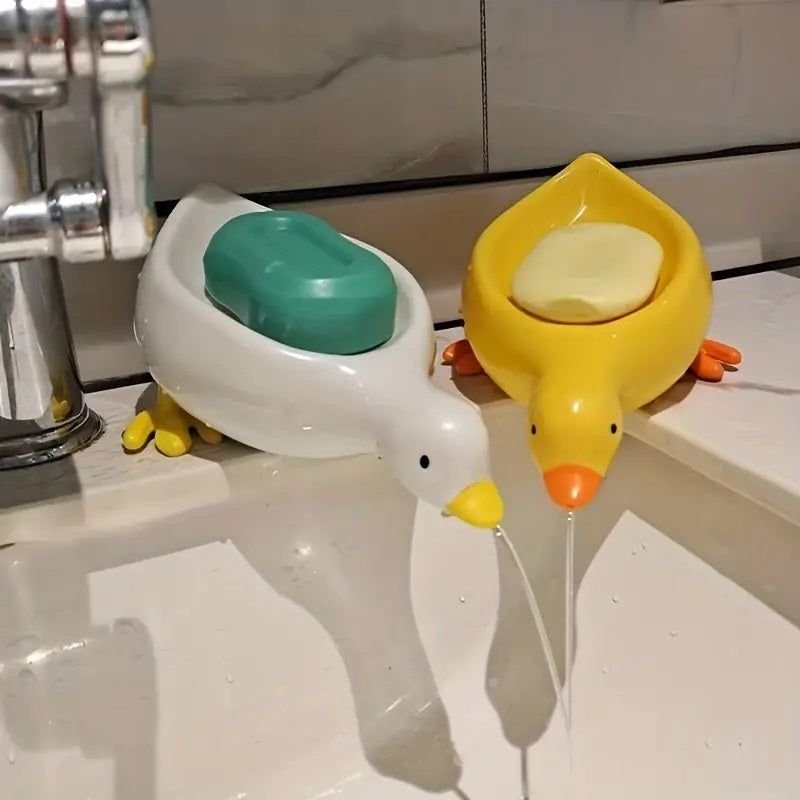 Duck Shape box Quick Drain Soap Holder