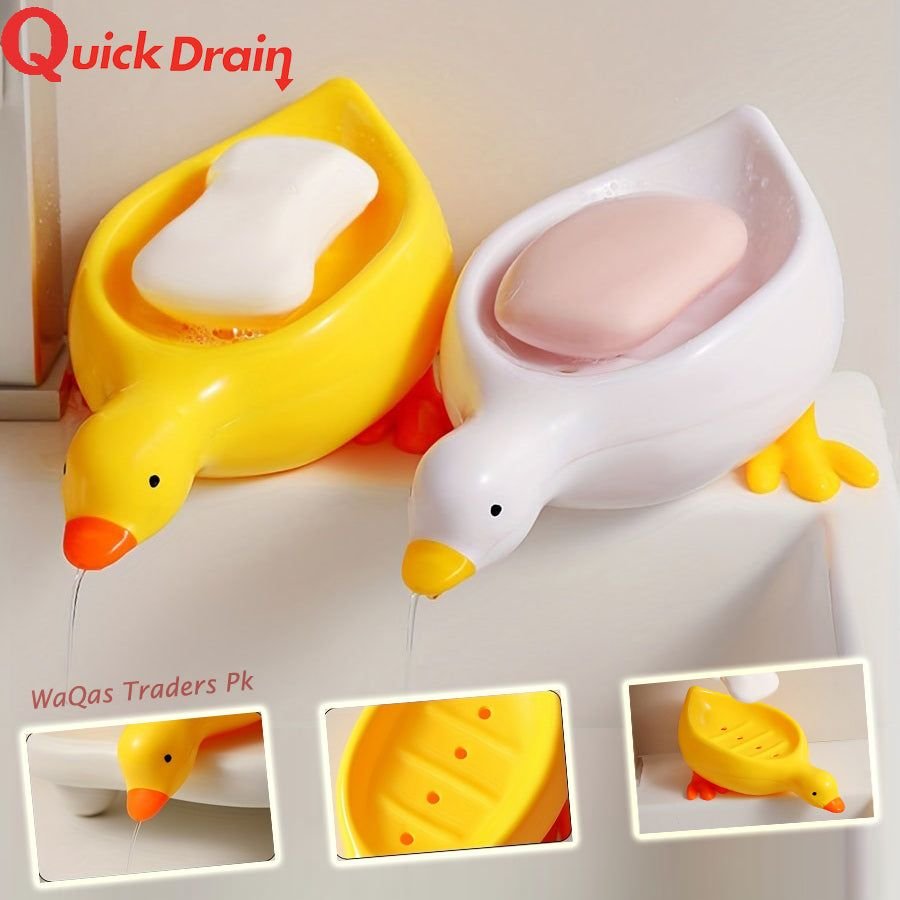 Duck Shape box Quick Drain Soap Holder