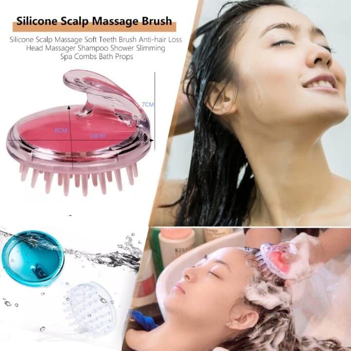 Hair Wash Silicone  Brush