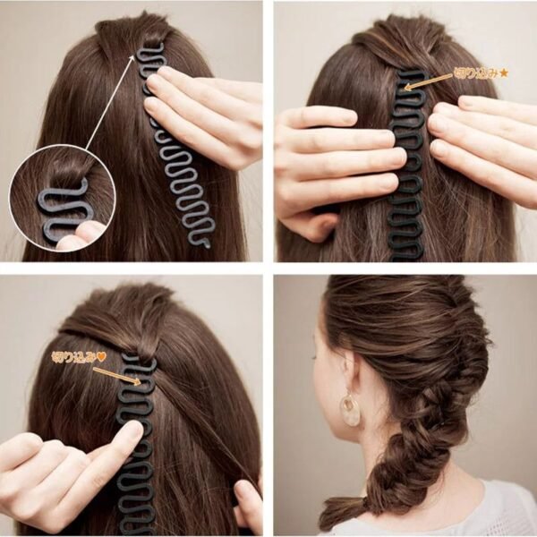 Hair Styling Kit, Braids Tools Kit 6 Pcs