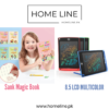 Kids Magic Practice Book (4 Book + 1 Pen + 1 Grip + 8 Refills) + 8.5 Multi color LCD Writing Tablet