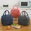 Insulated Lunch Bag Aluminum Foil Insulation Bag, Portable Lunch Bag, Multifunctional Outdoor Picnic Bag For Student Lunch Box Handbag Waterproof Bag