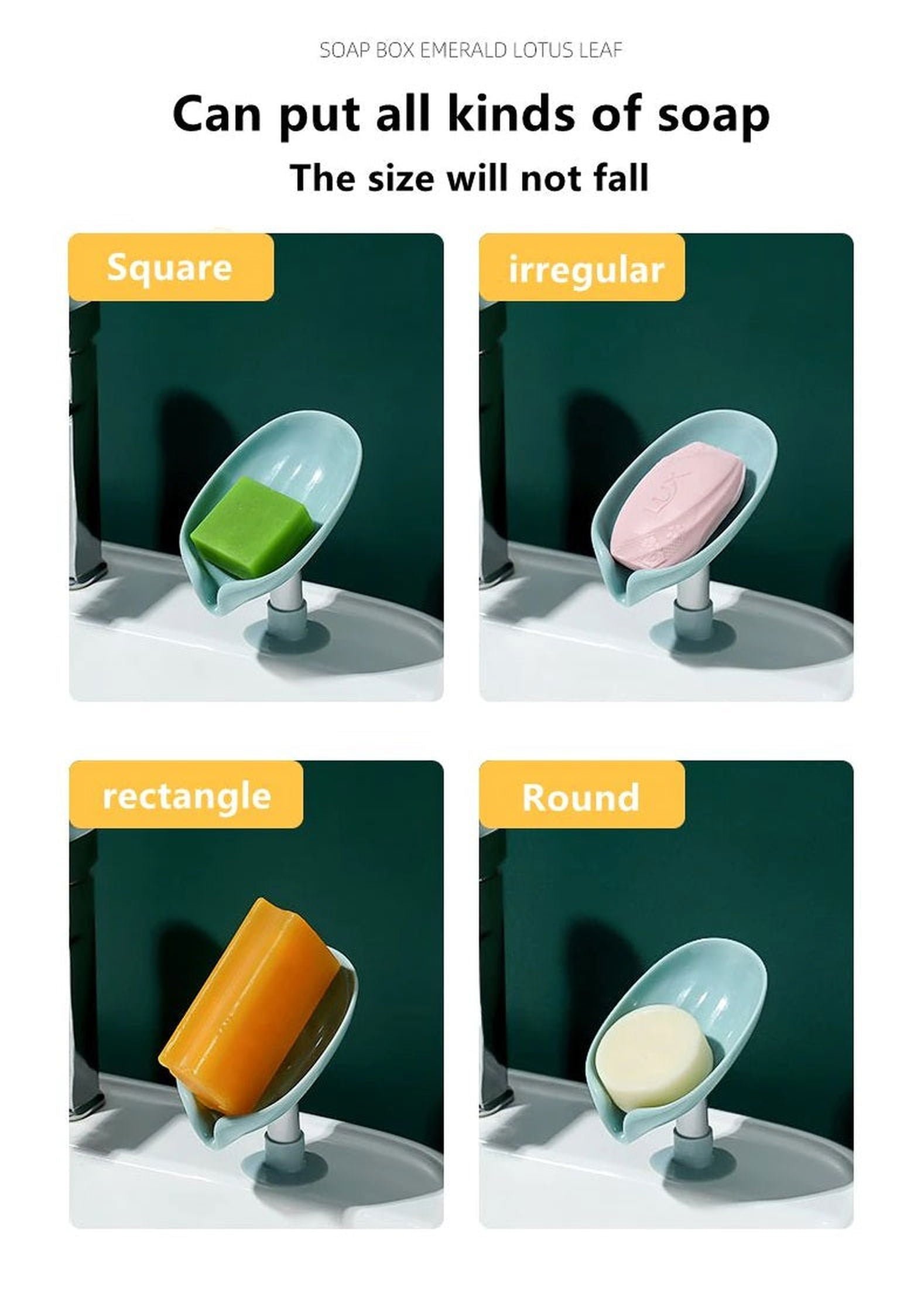 Leaf Shape Bar Soap Holder