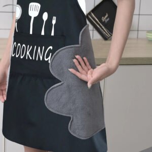 Multicolor Kitchen Apron Waterproof With Pocket Oil-Proof Apron For Woman