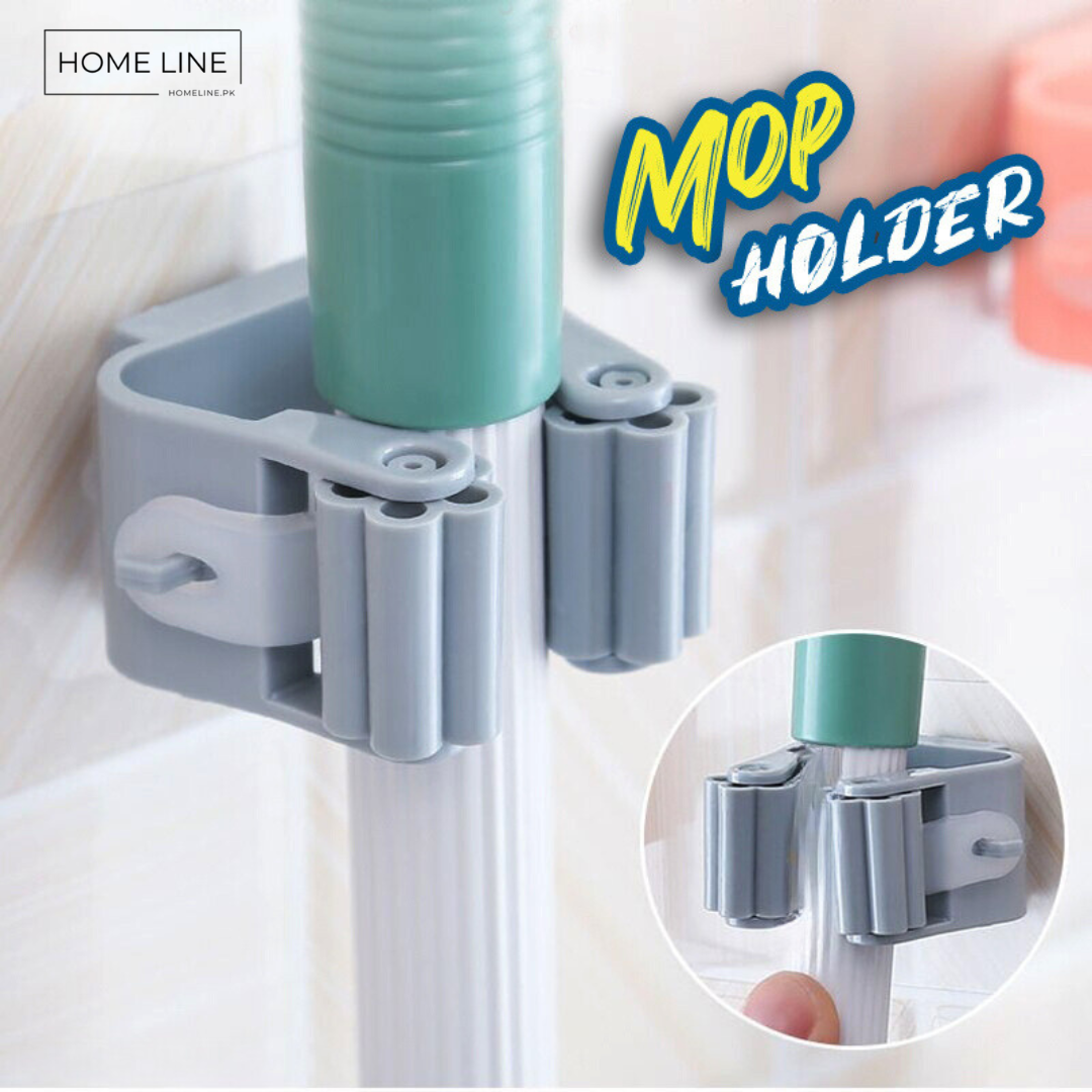 Strong Wall Mounted Mop Organizer Holder