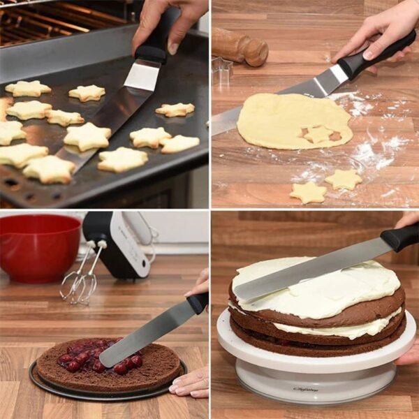Stainless Steel 12.5 inch Cake Spatula Palette Knife Icing Spatula