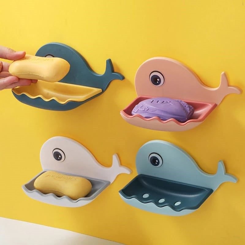 Whale Shape Soap Bathroom Drain Box