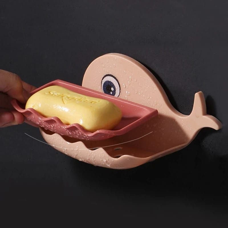 Whale Shape Soap Bathroom Drain Box